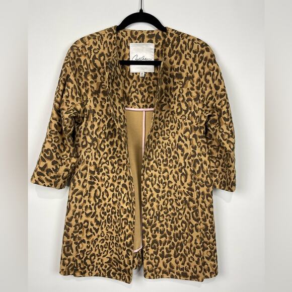 CAbi‎ Carol Anderson Leopard Print Estate Jacket SZ XS - Picture 6 of 10